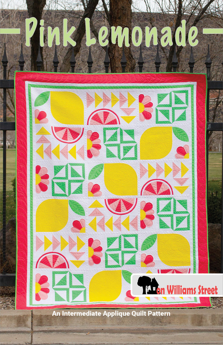 Pink Lemonade Quilt Pattern PDF Download On Williams Street