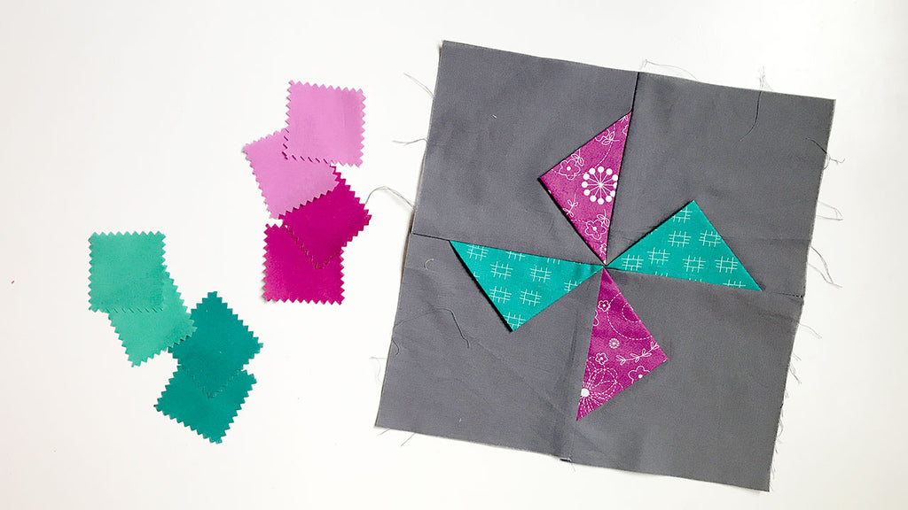 How to Make 3D Pinwheel Quilt Blocks