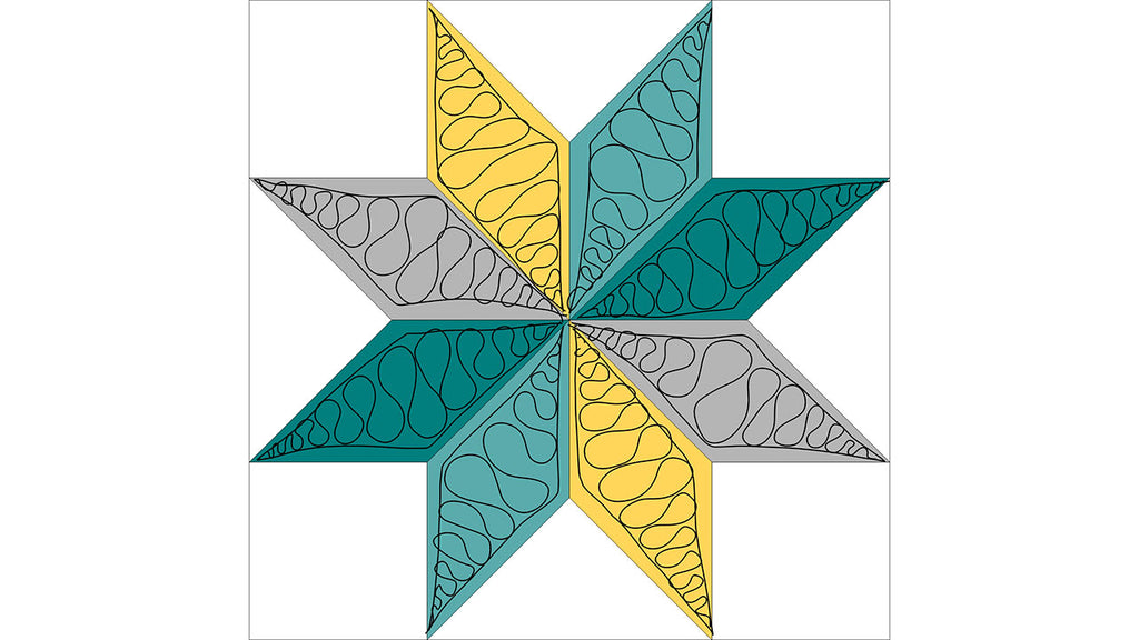 How to Quilt the Star Block