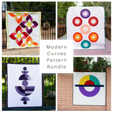 Modern Curves Bundle - 4 Modern Quilt Patterns