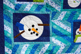 Baby it's Cold Modern Snowman Quilt Pattern