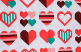 I Love You Modern Quilt Pattern