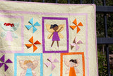 Pixie Dust - modern applique fairy quilt pattern