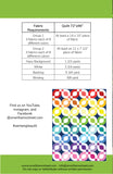 Zentangle Quilt Pattern - PDF Download