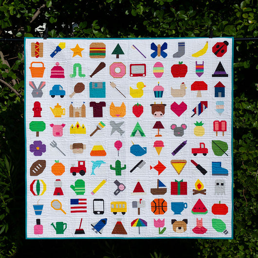 modern I spy Quilt Pattern