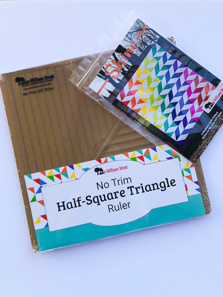 No Trim Half-Square Triangle Ruler and Pattern – On Williams Street