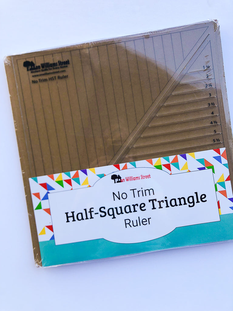No Trim Half-Square Triangle Ruler and Pattern – On Williams Street