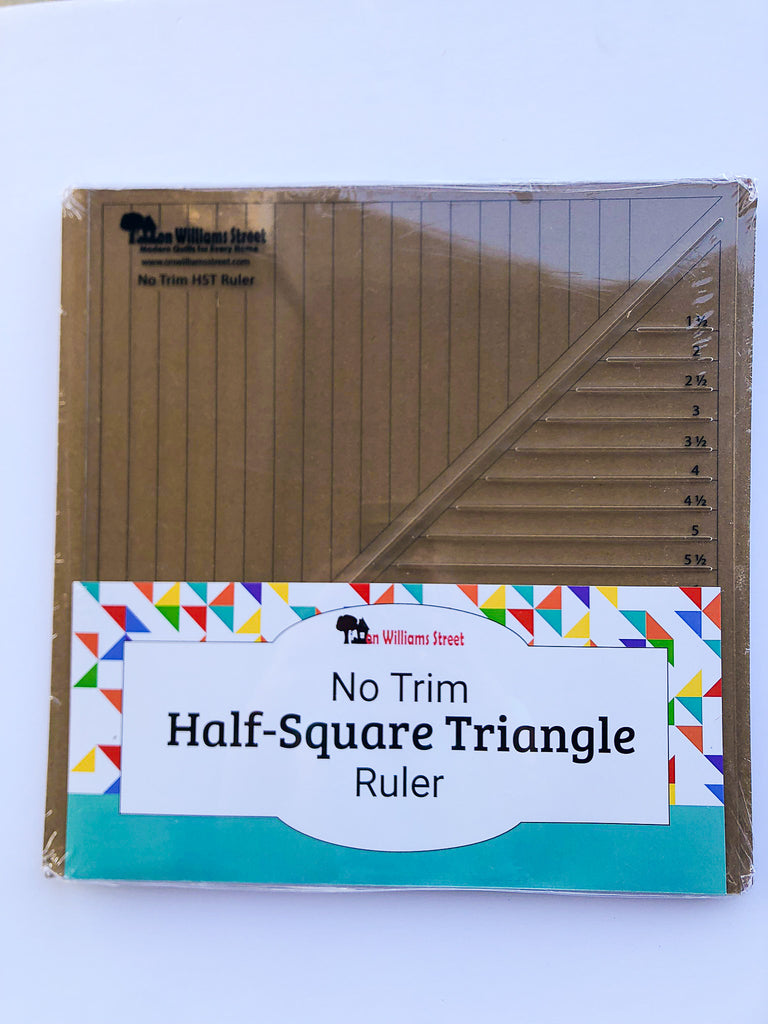 No Trim Half-Square Triangle Ruler and Pattern – On Williams Street
