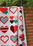 I Love You Modern Quilt Pattern