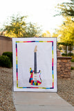 Rock Concert Modern Guitar Quilt Pattern
