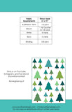Evergreen Quilt Pattern - PDF Download