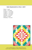 Soleil Modern Quilt Pattern - PDF Download