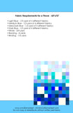 Frozen Modern Quilt Pattern - PDF Download