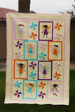 Pixie Dust Modern Applique Fairy Quilt Pattern - PDF Download