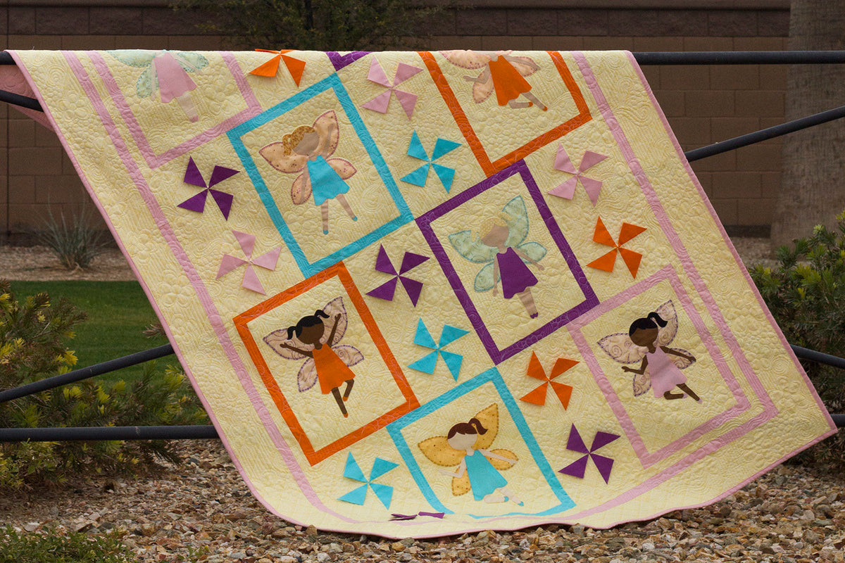 Pixie Dust Modern Applique Fairy Quilt Pattern - PDF Download – On ...