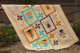 Pixie Dust - modern applique fairy quilt pattern