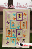 Pixie Dust Modern Applique Fairy Quilt Pattern - PDF Download