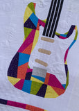 Rock Concert Modern Guitar Quilt Pattern