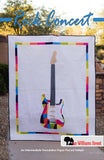 Rock Concert Modern Guitar Quilt Pattern