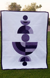 Stacked - Modern Curved Pieced Quilt Pattern