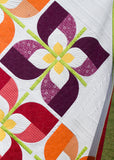 Windswept Modern Flower Quilt Pattern