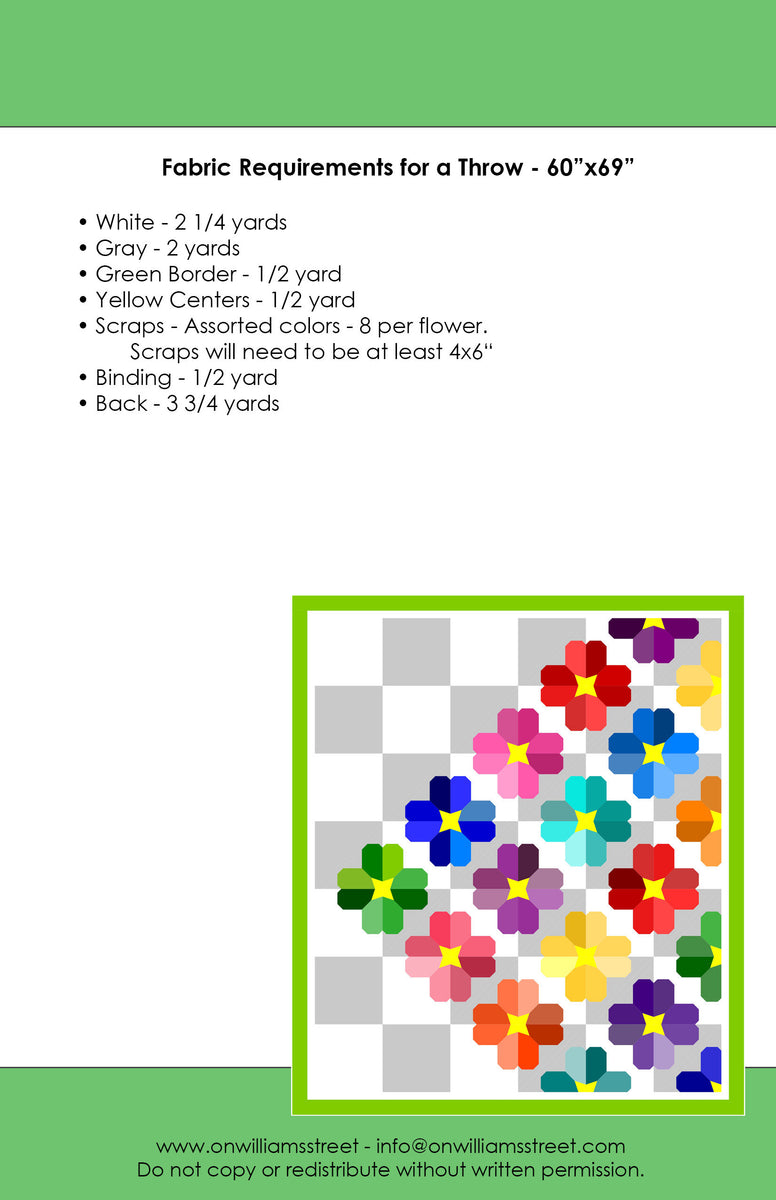 Checkmate Modern Quilt Pattern - PDF Download – On Williams Street