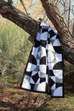 Monochromality Modern Quilt Pattern - PDF Download