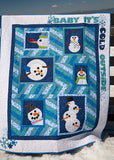 Baby it's Cold Modern Snowman Quilt Pattern